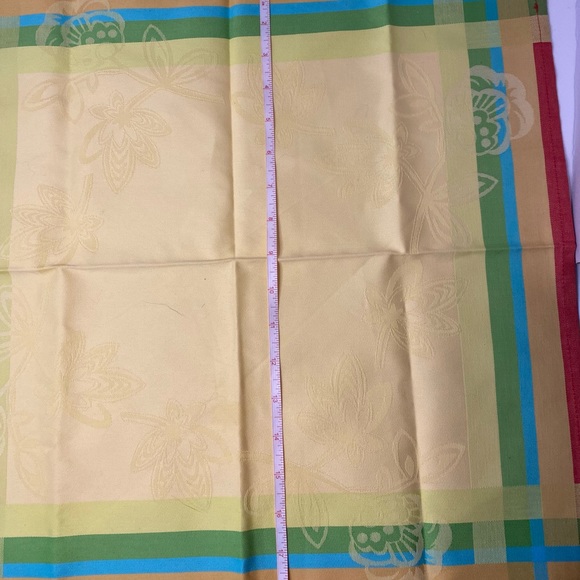 Fateba Lot Jacquard 1 Placemat 2 Napkins Made in Portugal 100% Cotton Bright. - Picture 3 of 8